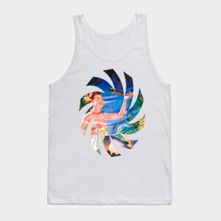 Beautiful Giant Mermaid Retro girl Tank Top